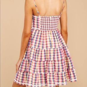 English Factory Dresses - Spin in Circles Multi Gingham dress English Factory Dresses - Spin in Circles Multi Gingham dress